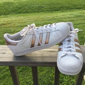Women’s Sz 10 Rose Gold Adidas Shoes